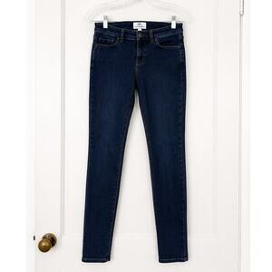 Southern Tide Women’s Dark Wash Skinny Jeans Size 26 Mid Rise Stretch Denim